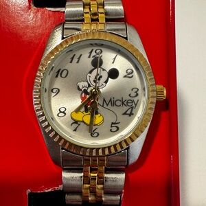 Disney Micky Mouse Silver and Gold Women's Watch